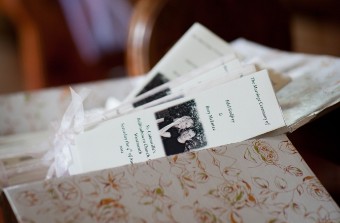 wedding booklets diy